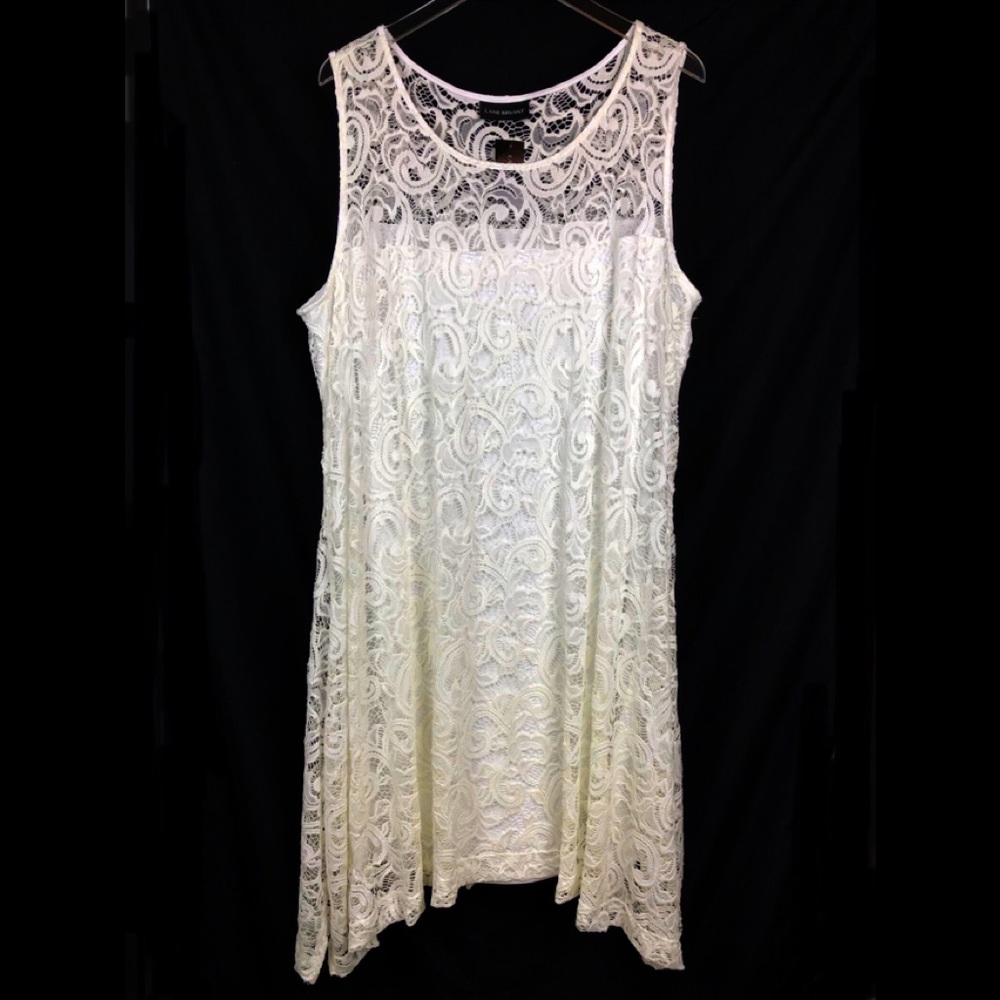 Lane Bryant women's dress ivory cream